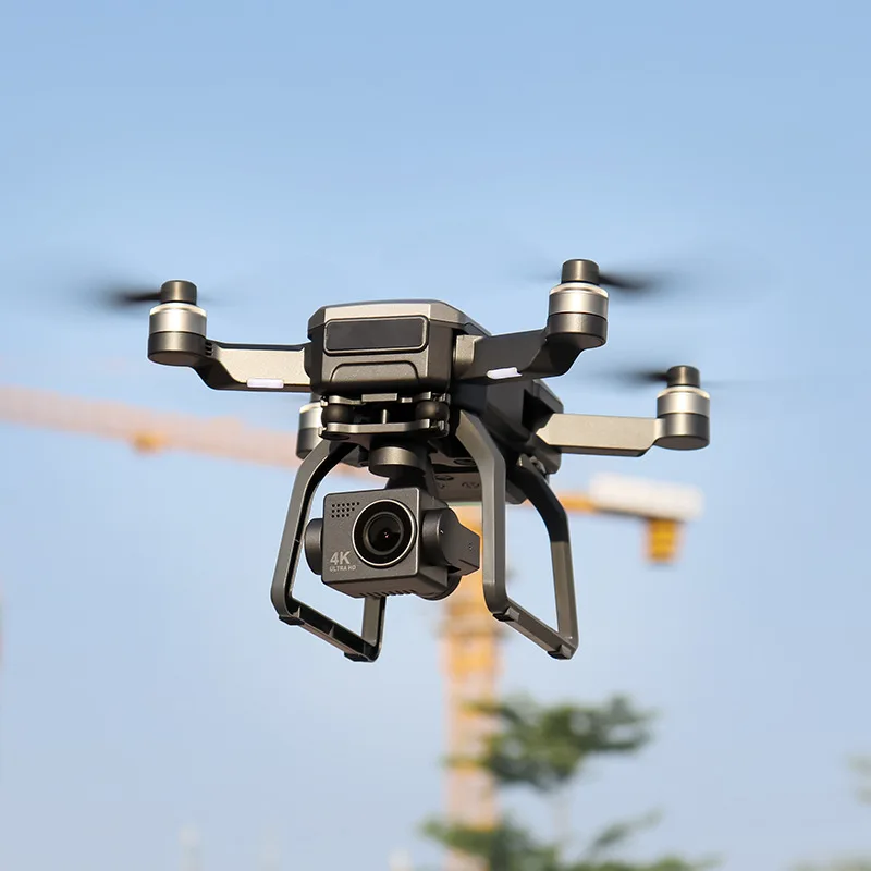 Перевозка груза падения SJRC F7 4K PRO Drone GPS 5G, Wi-Fi, 3-осевой и портативный монопод с шарнирным замком с HD камерой FPV Профессиональный RC Drone складной бесщеточный Quadcopter