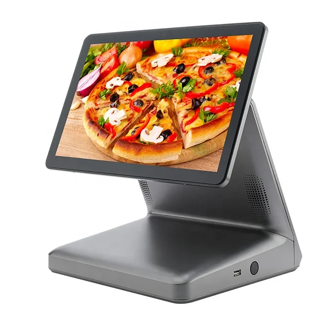 Прямая Продажа с фабрики 15 6 дюймов емкостный сенсорный экран POS машина двойной дисплей биллинг терминал фаст-фуд Android SDK платежный киоск