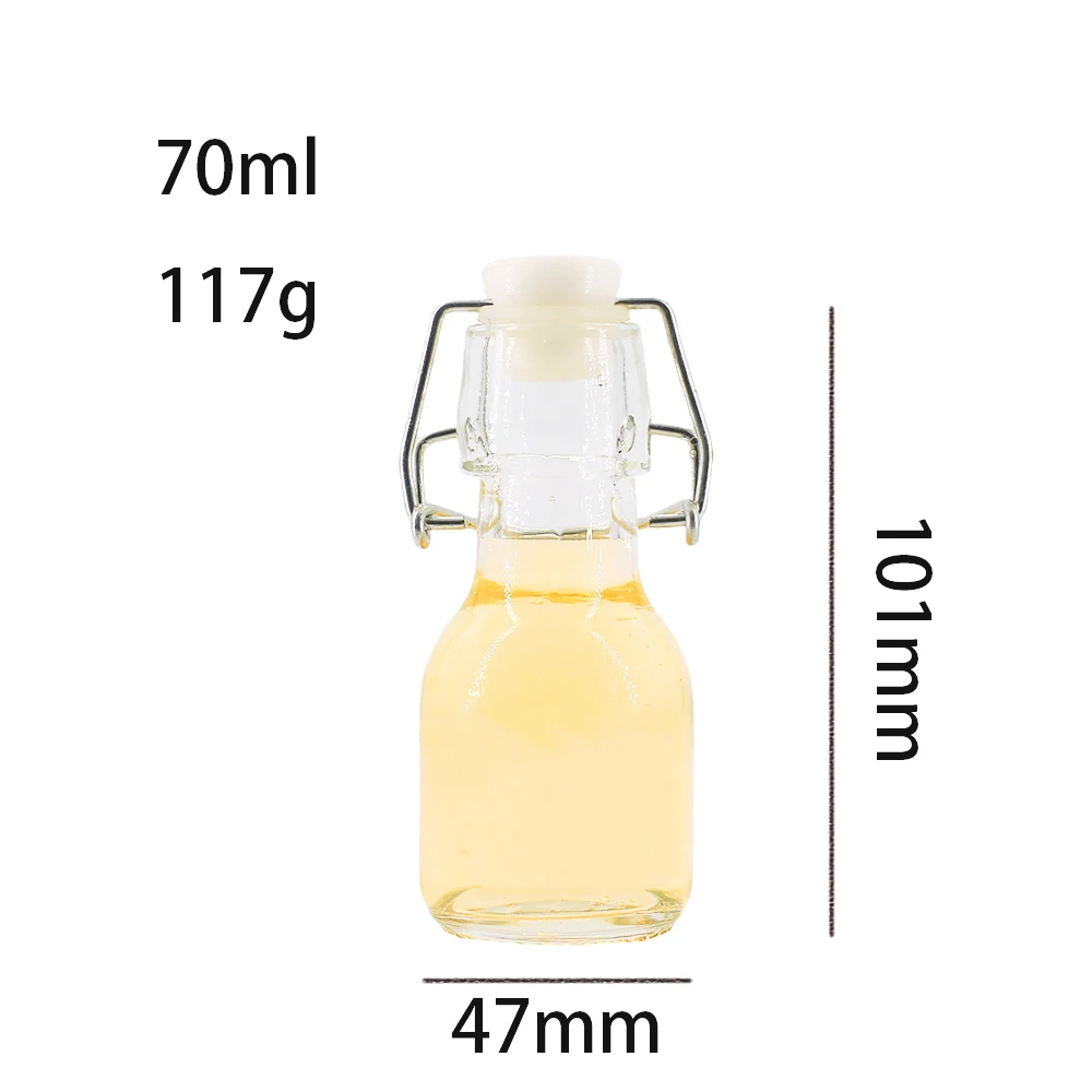 Custom Luxury Mini 50ml 70ml Liquor Clear Glass Bottles Empty Wedding Party Favors Mini Liquor Bottle 50ml for Whiskey