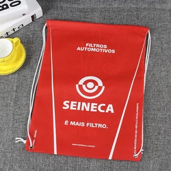 Индивидуальный рекламный дешевый 210d 420d полиэфирный нейлоновый спортивный рюкзак на шнурке