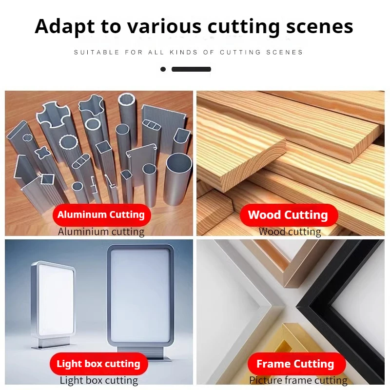 12 14 inch 45/90 Angle Adjustable aluminum cutting miter  saw cutting machine for aluminum alloy windows and doors cutting