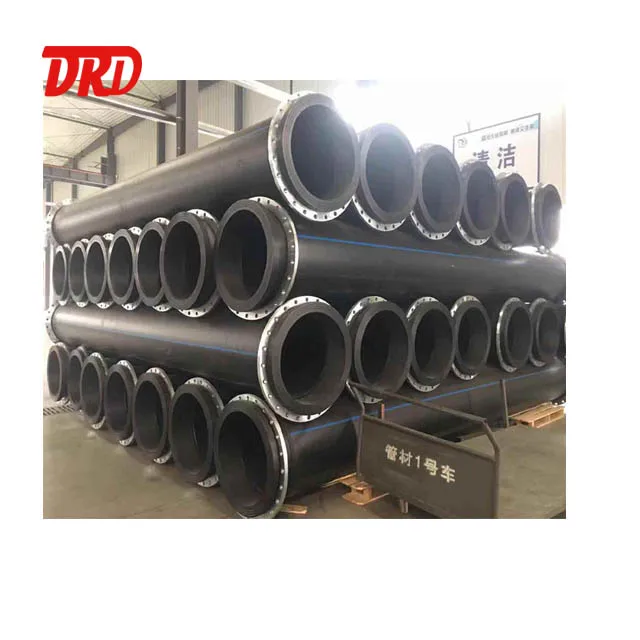 Морская дренажная труба HDPE SDR41 с фланцевым концом и плавающим