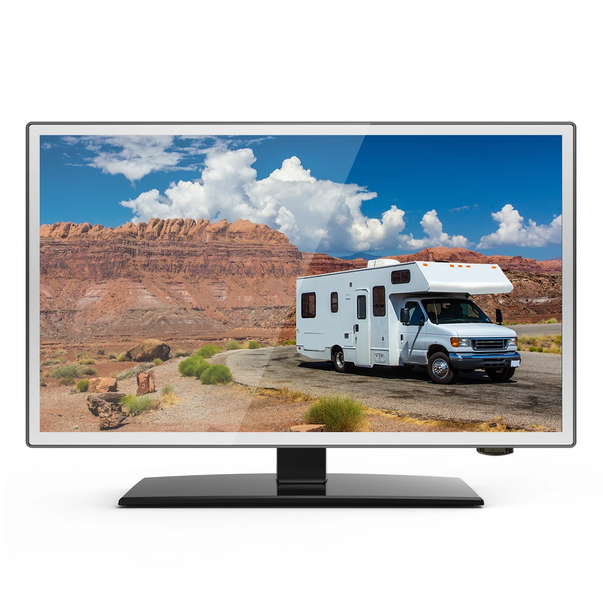 Factory new rv lcd tv smart tv 12v tv with DVD bluetooth function
