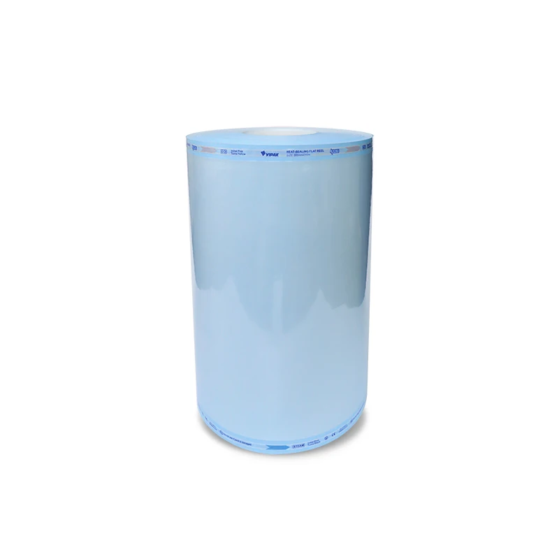 CE Certificate Disposable Medical Autoclave EO Flat Sterilization Pouch Roll Surgical Instrument Packaging