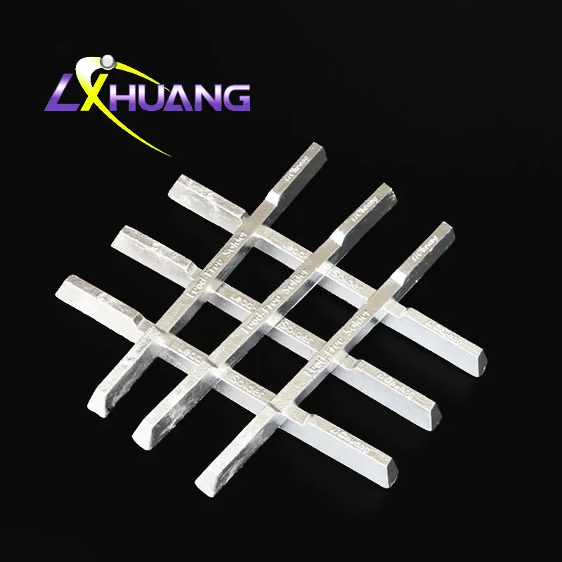 factory supply lead free  solder bar SAC305 silver welding stick low temperature soldering rod Sn-3.0Ag-0.5Cu for electric