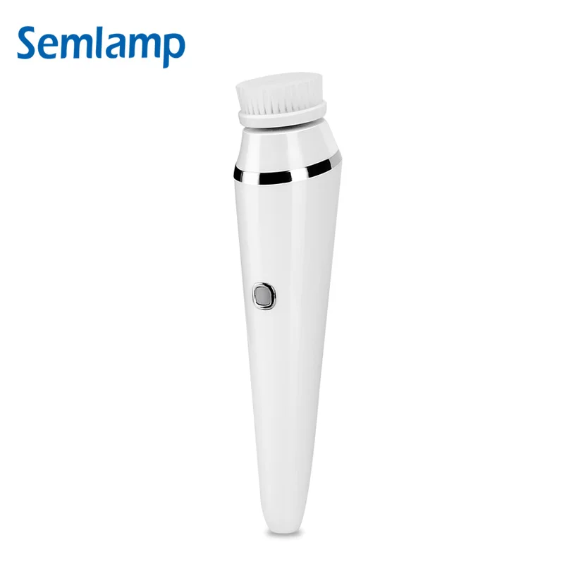 
Waterproof Deep Clean Replaceable Brush Head Silicone Electric Brush Cleansing Facial Machine Face Clean Device 