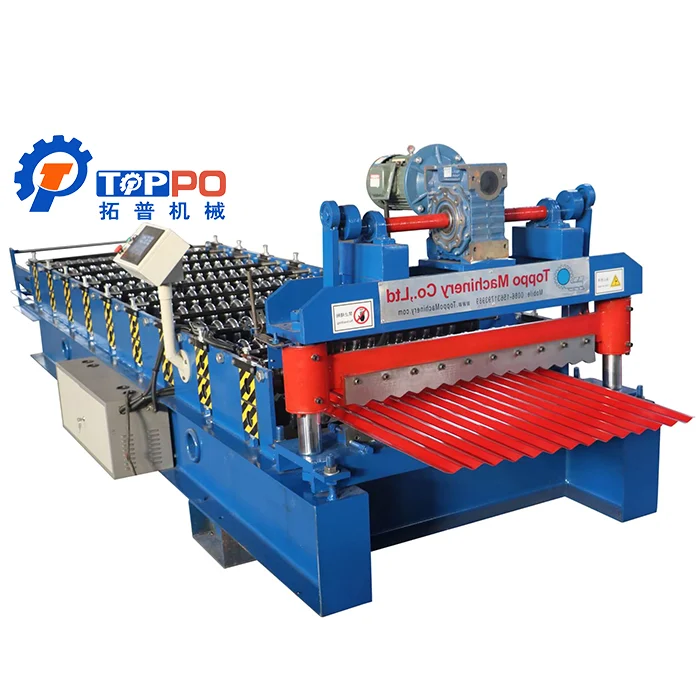 Roofing Single Layer 836 840 850 Color Corrugated Sheet Roll Forming Machine