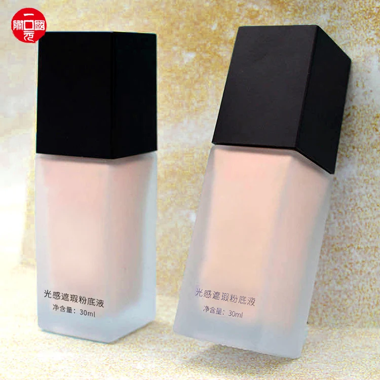 
30ml moisturizing oil control brighten skin tone makeup foundation liquid private label 