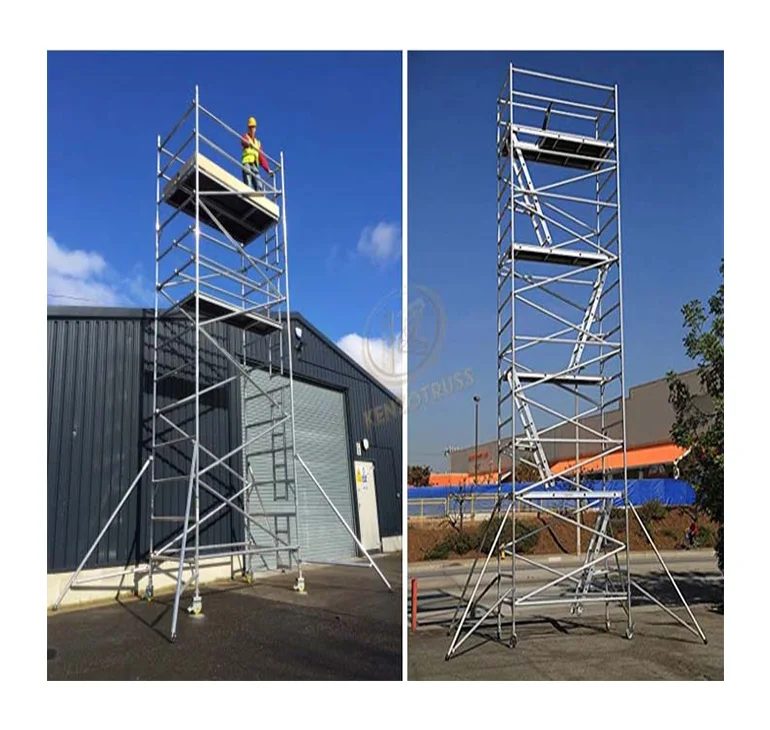 Aluminum Scaffolding Ladder Scaffold With Scaffolding Platform