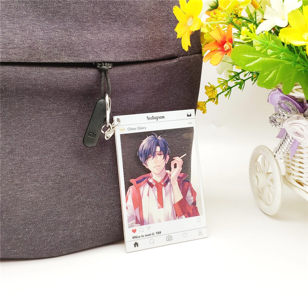 Free Sample Anime Character Cartoon Figure Custom Acrylic Keychain