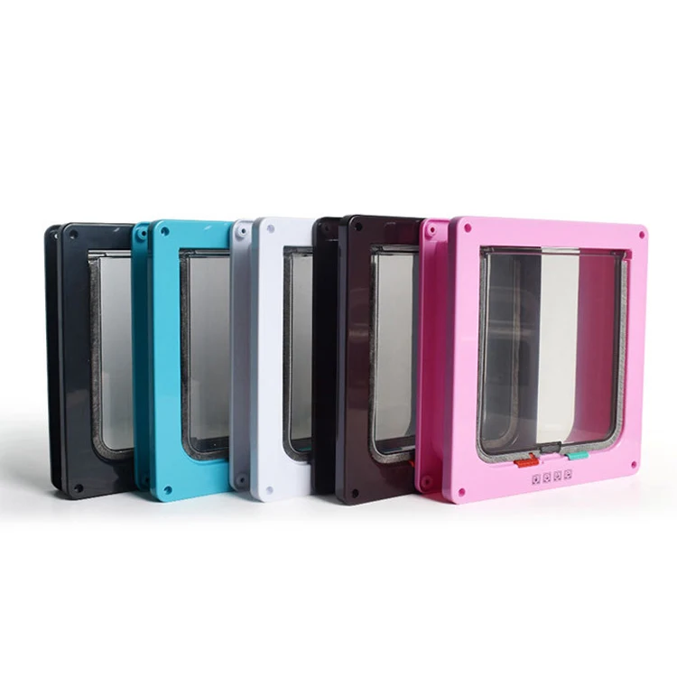 Pet Cat Puppy Lock Microchip Safe Interior Gate Dog Flap Door