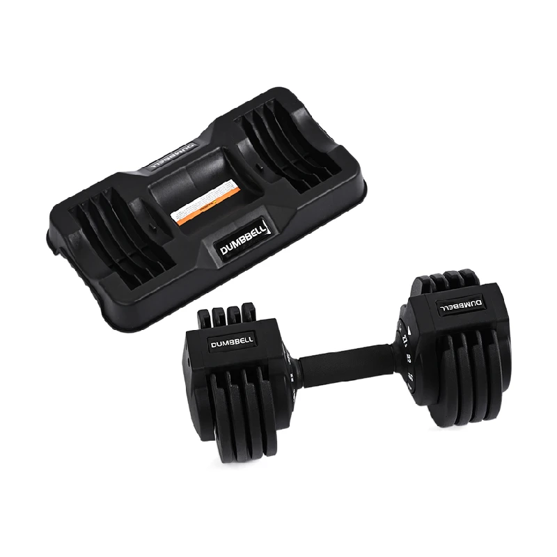 Настраиваемая гантеля 12 5 кг комплектов весов на выбор (быстрая регулировка веса безопасный механизм) для бодибилдинга