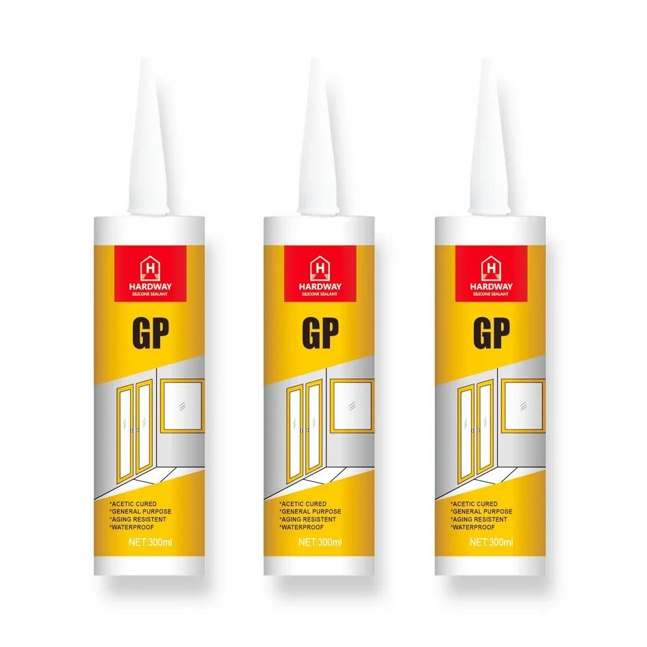 Factory supplying acetic silicone sealant applying to  kitchen cabinet edge seal and installation of decorative materials