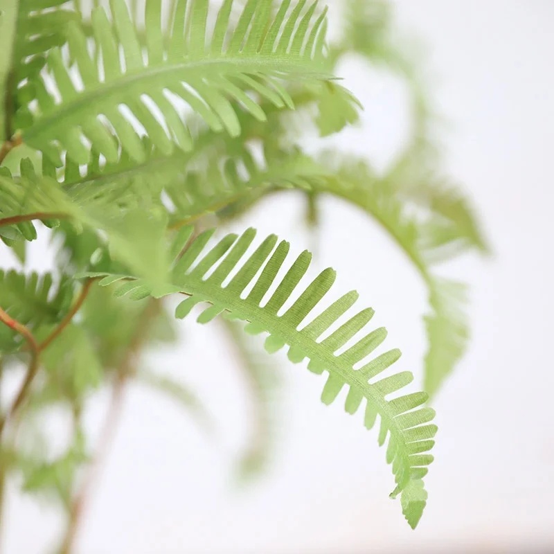 Artificial Long Fern Leaves Plants Lifelike Decorative Grass Plant for Home Wedding Centerpiece Decor