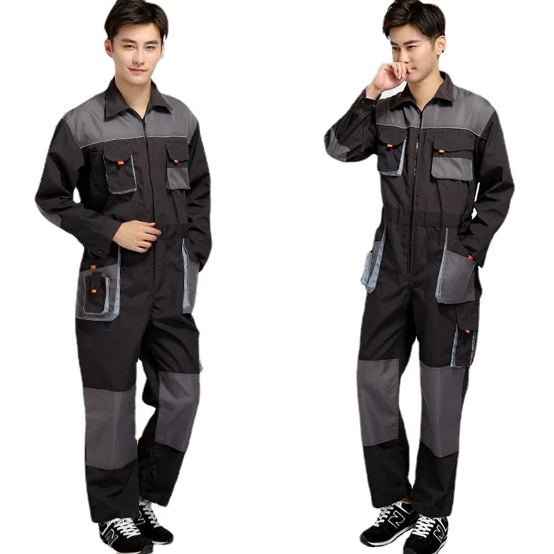 New Workwear Jacket Pants for men Construction Work Clothes Suits Wear Resistant Scrubs Uniforms Coveralls Customized