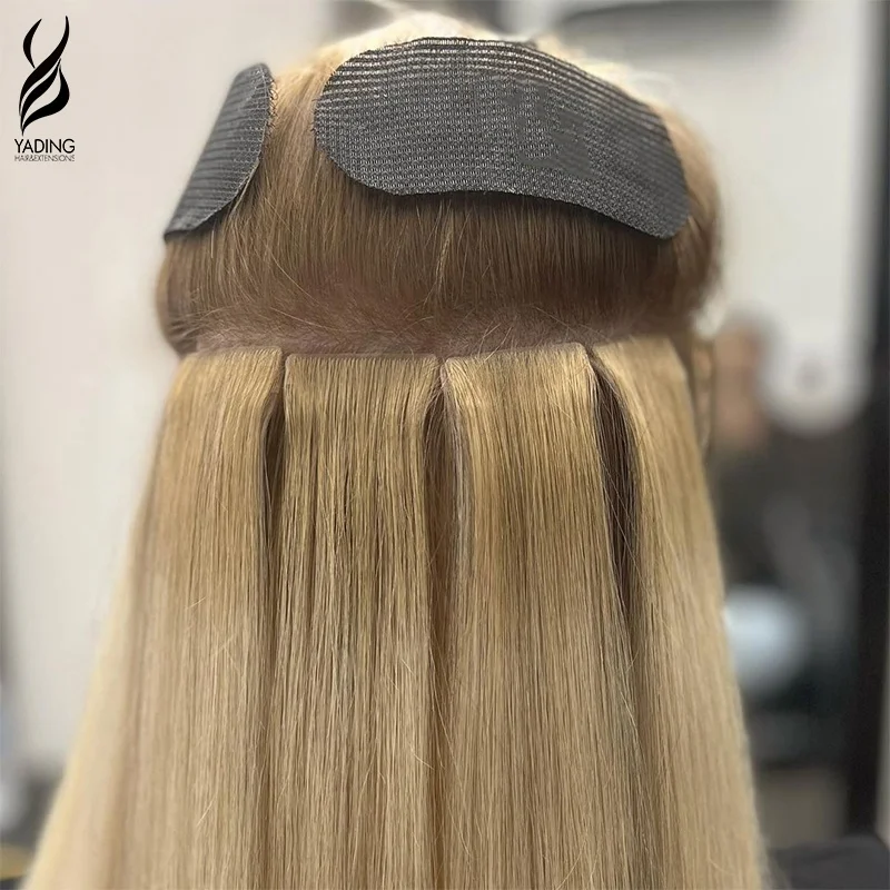 YADING Tap-in  Hair extension R10-16 14-24inch Top Quality Cuticle Aligned Hair Double Drawn Remy Virgin Human Hair Extensions