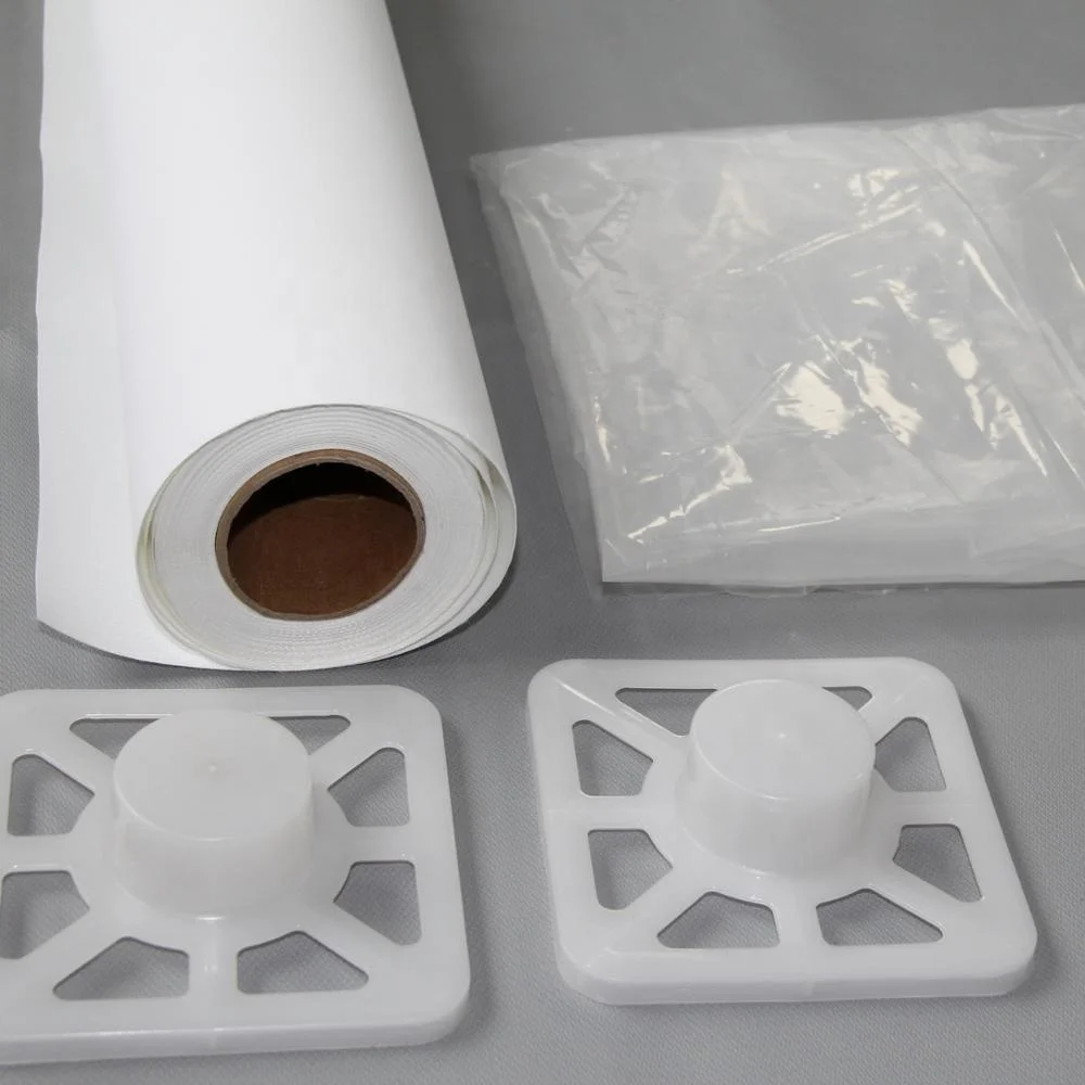 waterproof polyester canvas roll high glossy inkjet art canvas paper roll for pigment dye print