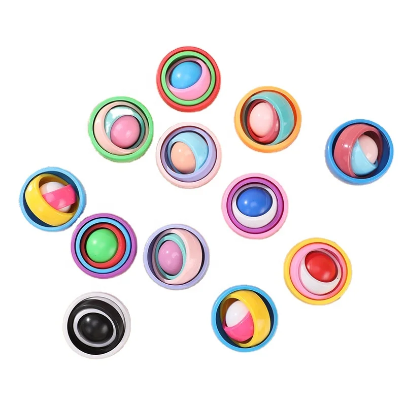 hot 3D fingertip universal digital gyroscope puzzle gyroscope wholesale decompression vent finger toy office prizes