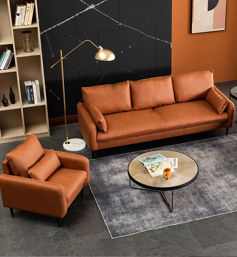 Wholesale modern design  minimalist disposable clothing store apartment modern sofa sets for living room