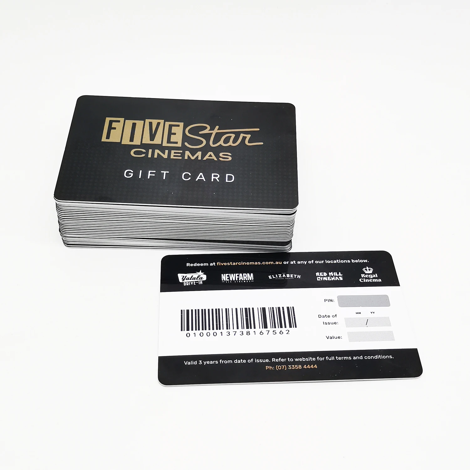 GIFT CARD WITH UNIQUE CODE