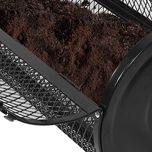 AN-TAI Lawn Spreader Roller Multi Purpose Time Saving Effective Adjustable Handle Metal Mesh Peat Moss Spreader