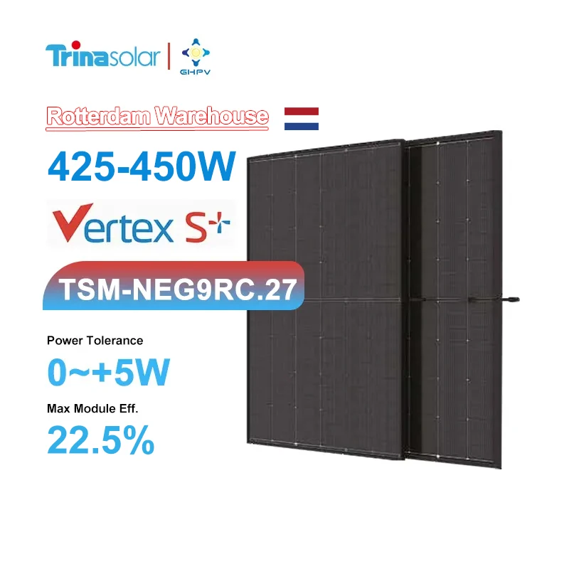 Trina Vertex S Plus Tsm-Neg9Rc.27 425W 430W 435W 440W 445W 450W Bifacial Modulos Fv Trina Solar Pv Modul Rotterdam Warehouse