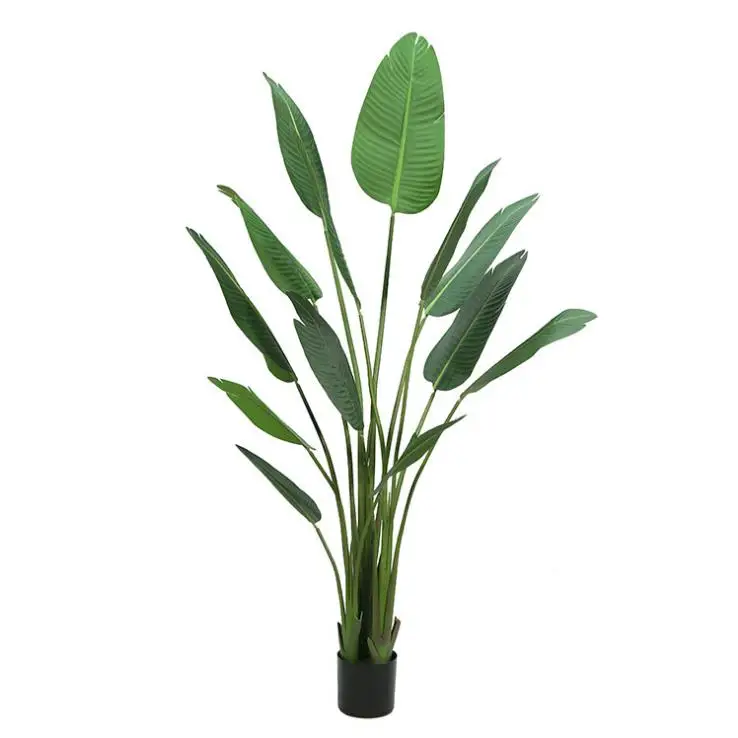 Artificial Bird of Paradise Plant Traveler Banana Tropical Palm Tree for Home Office