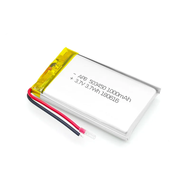 503450 1000mAh 3.7V Lithium Polymer Battery for MP3 MP4 GPS Bluetooth Speaker Smart Phone LED Lamp Rechargeable Battery