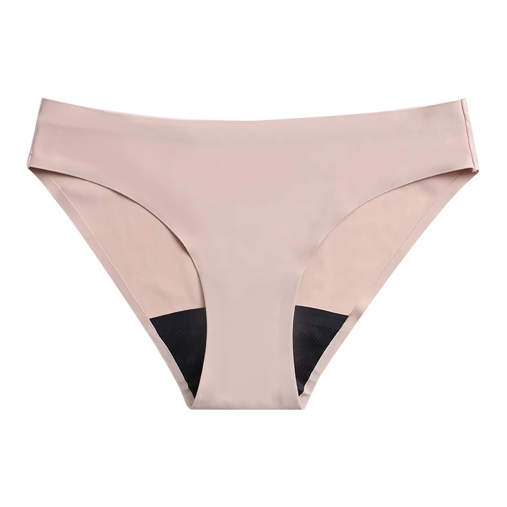 4 Layers Absorbent Physiologic Panty High-cut Bikinis Menstrual Leak Proof Underwear Portal Period Panties for Women Teen Girls