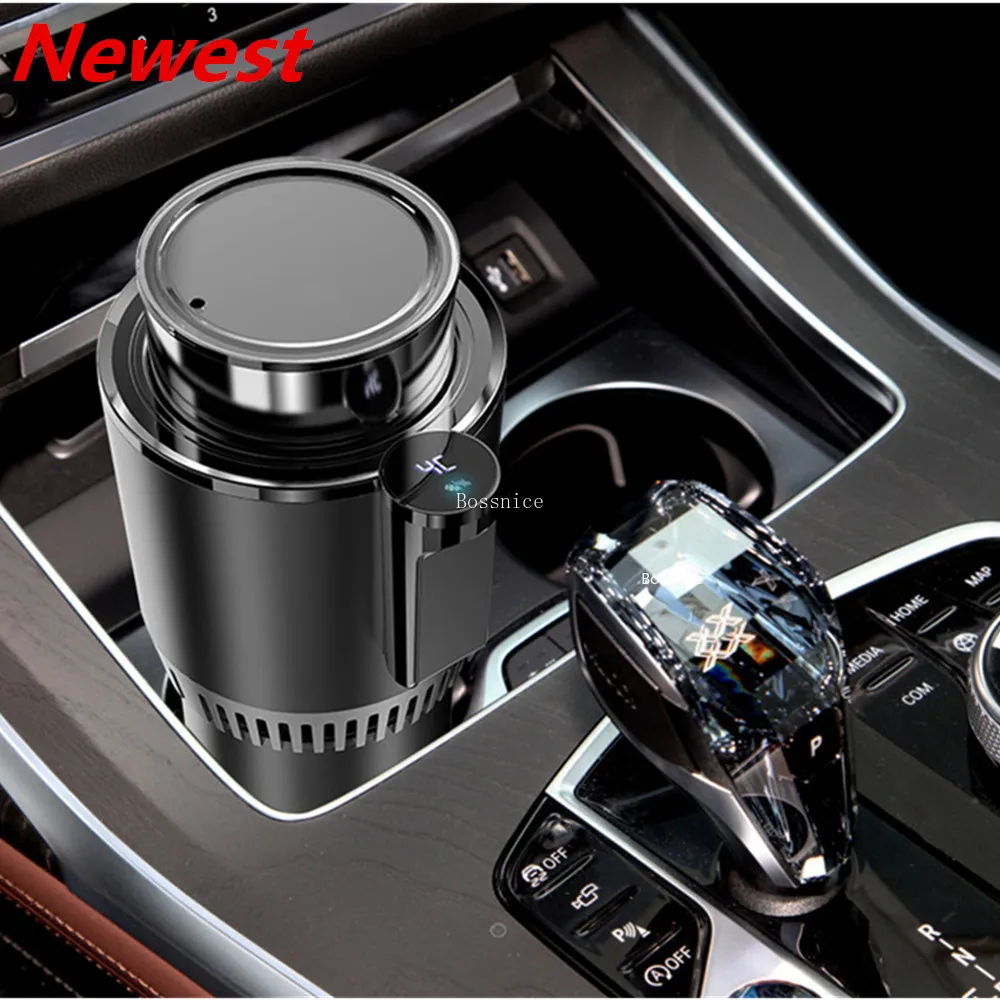 DC12V Car Heating Cooling Cup Warmer Cooler Smart Cup Mug Holder Tumbler Cooling Beverage Drinks Cans Summer Drink