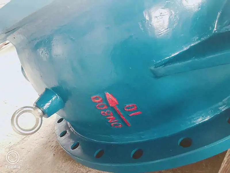 
HD48X Cast Steel Flange Micro Resistance Slow Closing Metal Check Valve 