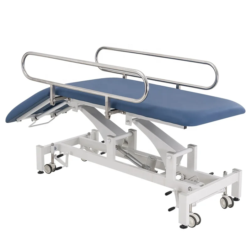 2 Section Treatment Table Rehabilitation Mobile Physiotherapy Chiropractic Table Price Clinic Hospital Massage Therapy Bed