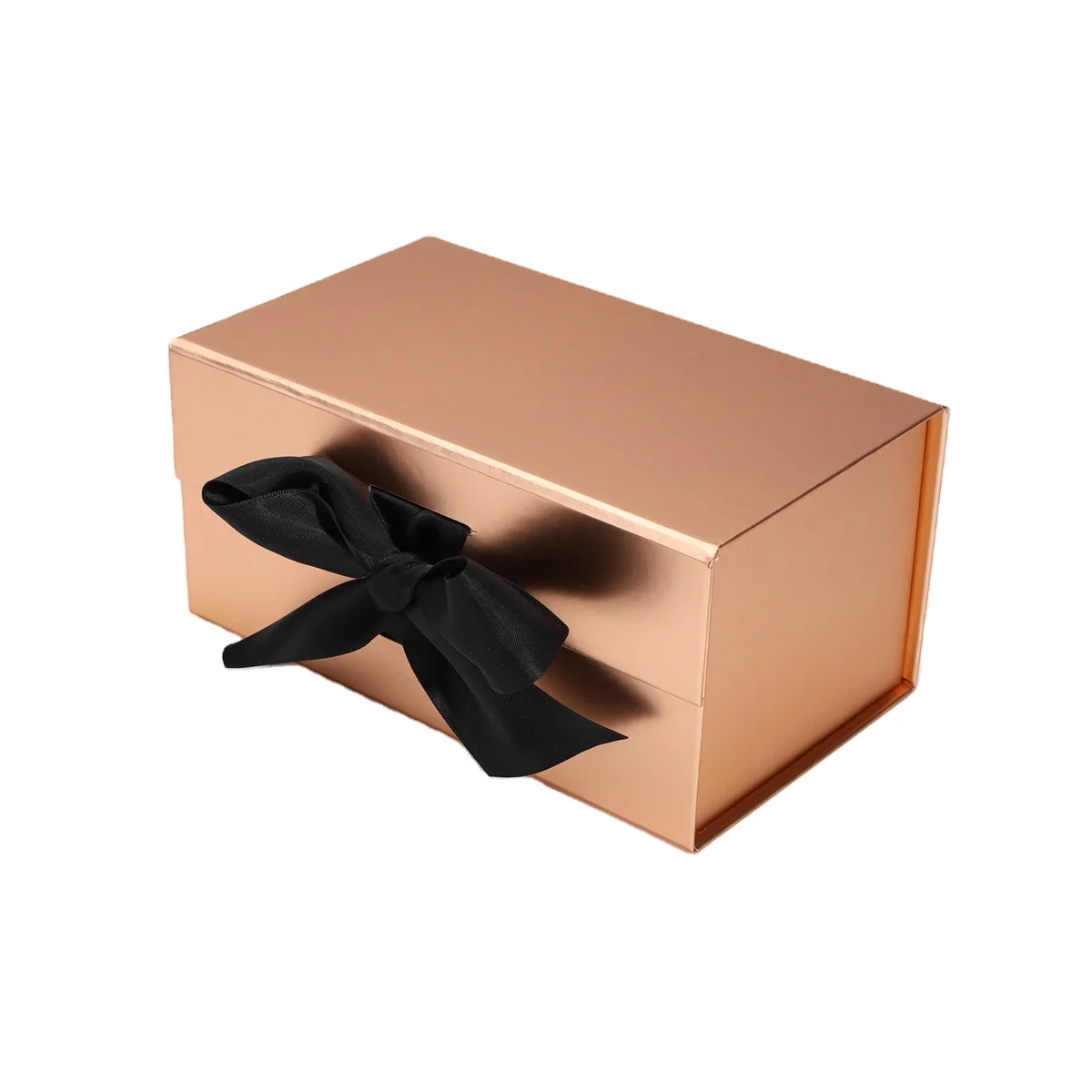 Wholesale Custom cosmetic make up rigid Box Luxury Gift Magnetic paper Box packaging With LOGO lid ribbon