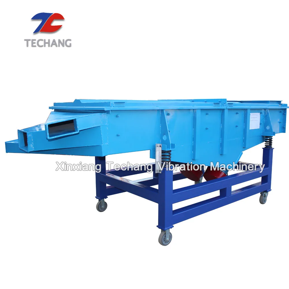 Linear Vibrating Screen Sifter For Frozen Fruit Cubes