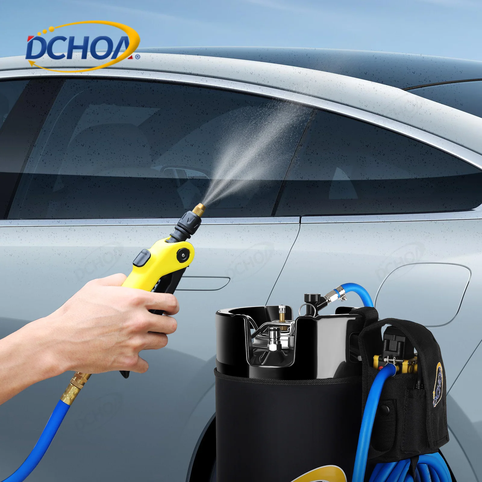 DCHOA 9.5L Customize Electric Water Tank Window Tint Keg Sprayer Water Pump