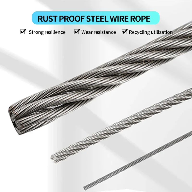 galvanize  wire rope 9mm galvanized wire rope steel wire ropes for lift