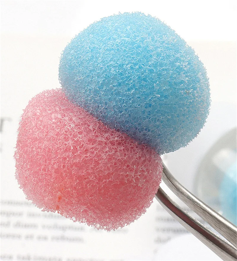 Eyelash Extensions Tweezers Cleaner Ball Lash Tools Lash Tweezers Cleaner With Sponge Ball