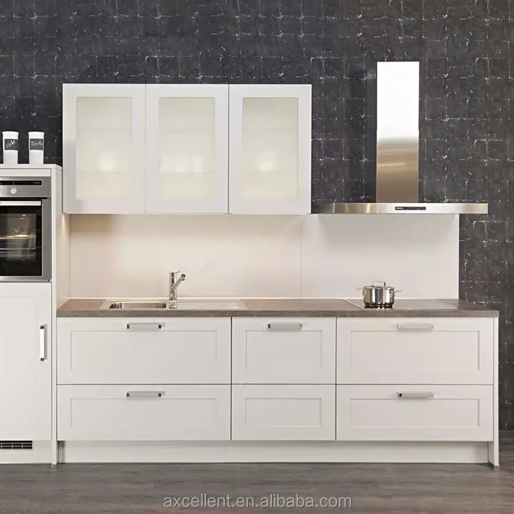 Design Set Bamboo Modern Hanging Wall Wooden French Provincial Bar Handle Counter Cupboard Kitchen Cabinet