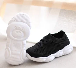 Wholesale spring autumn mesh sport sneakers soft sole baby shoe socks toddler
