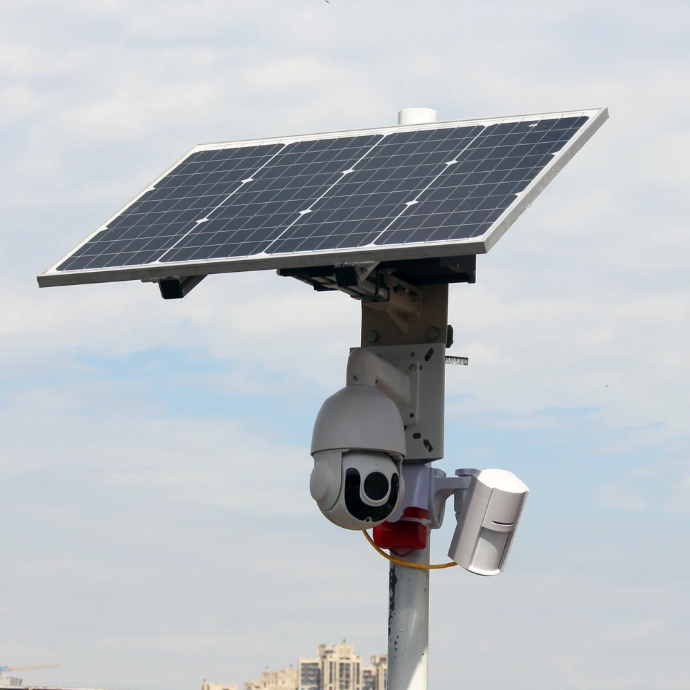Professional 1080P star light sensor 18X optical zoom ptz outdoor  PIR wifi gsm solar camera 4g solar cctv camera