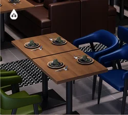 China Style Antique Restaurant Furniture Decor Design Cafe_Chairs Coffee Table Modern Coffee Shop Furniture