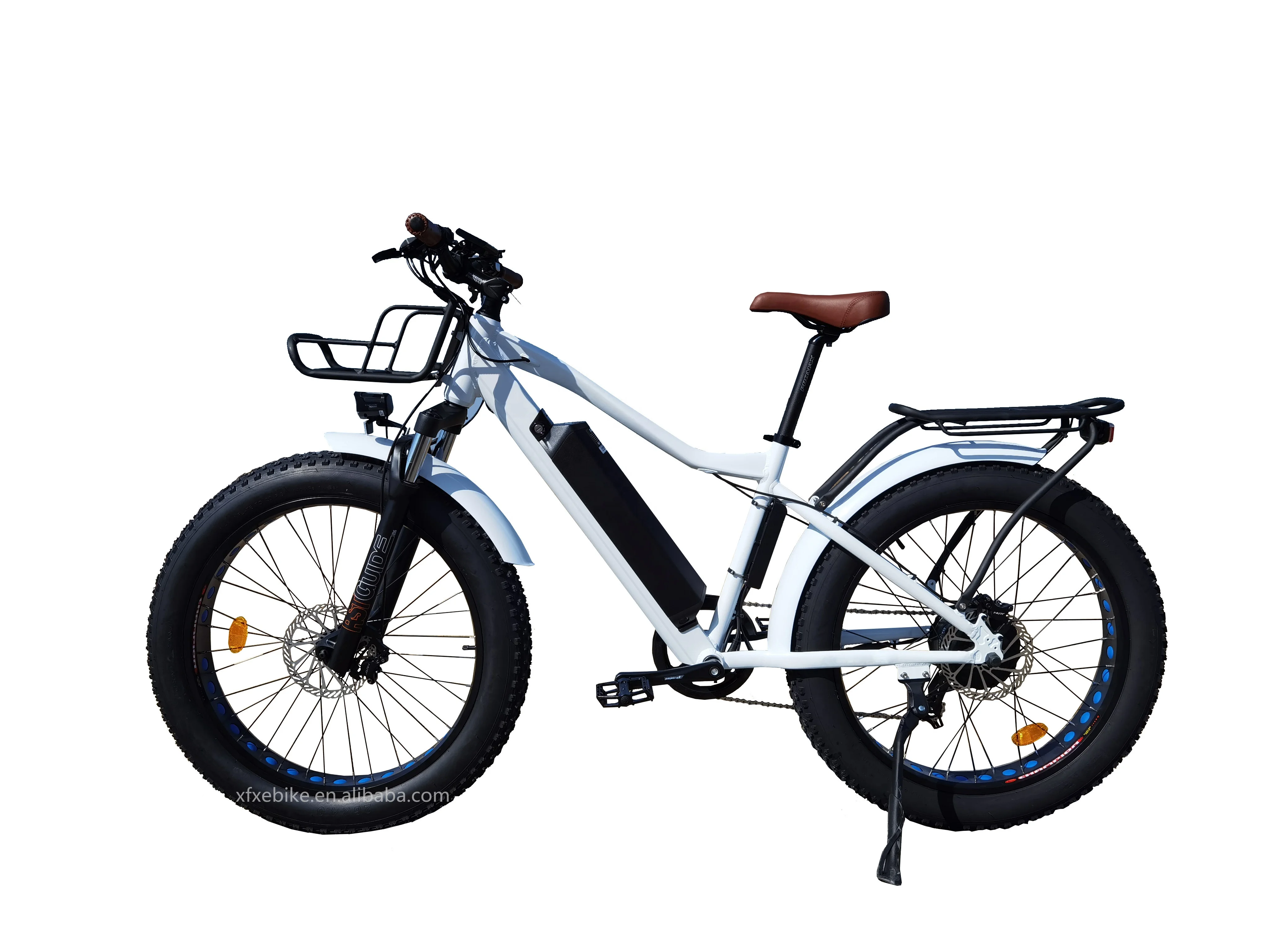 Powerful 26 Inch Electric Fat Bike 48V 14.5AH Electric Mountain Bike 750W Fat Tire Electric Bike For Hunting