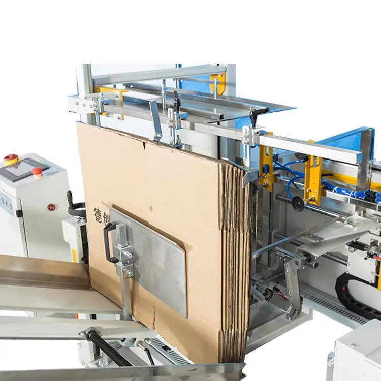 Semi Auto DTRALIPACK DPK-40 box carton case erector machine Manufacturer automatic fold