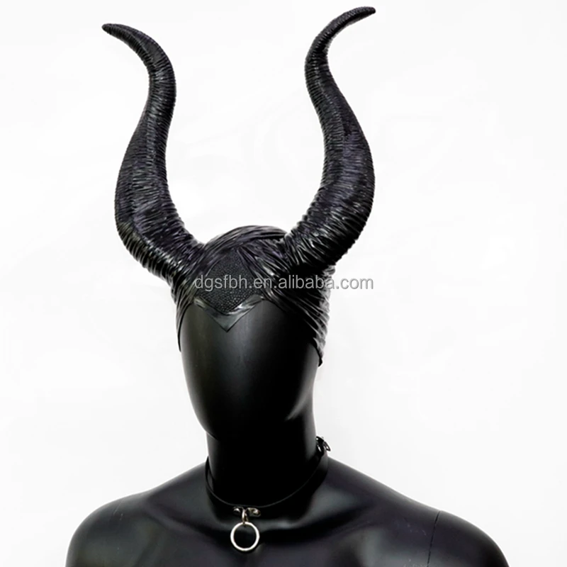 Black Witch Cowl Halloween Headdress for Women Witch Costume Fashion Hat,Luxury Prom Wizard  Changing Dress Up Cosplay Helmet