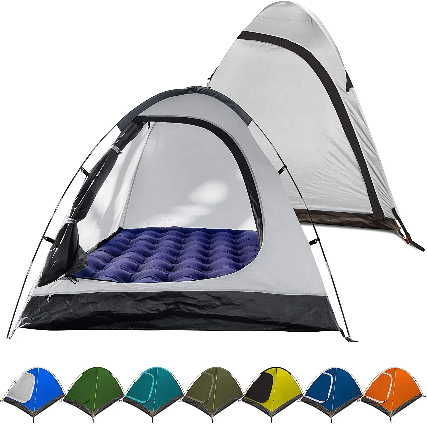 2022 High quality 2 Person Outdoor Lightweight Double Layer mountaineering Camping Tent with 3 season