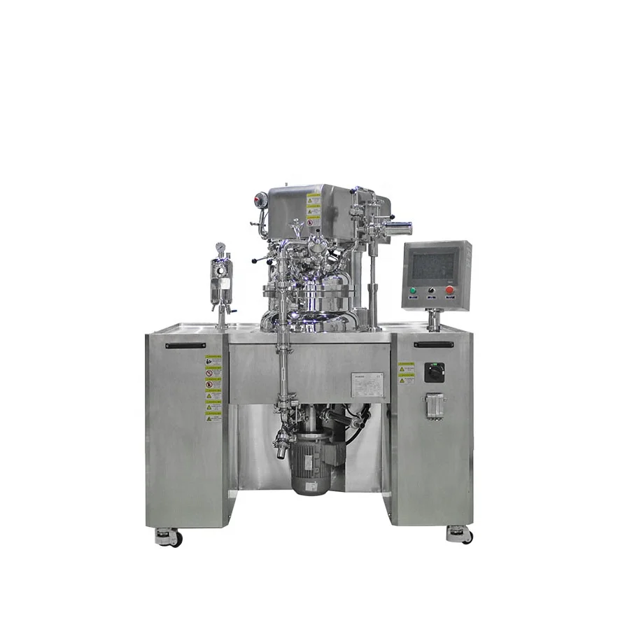 50L high shear homogenizer cosmetic cream mixer vacuum emulsifying wax cosmetics making machine for lotion emulsifier