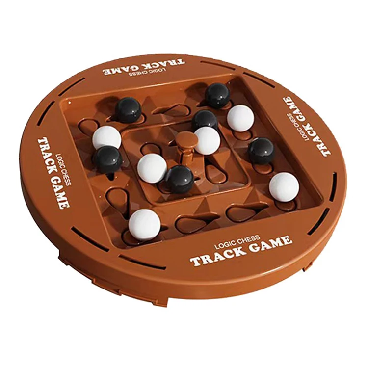 New Logic Chess Track Board Game Toy Move Independently Cognitive Ability Educational Battle Chess Toys For Adults And Kids