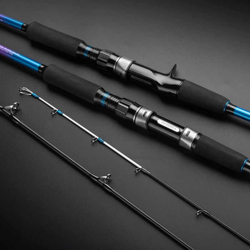 Ecooda Black Thunder II Series EBTB II Portable Boat Rod Carp Fishing Rod Bass Lure Rod