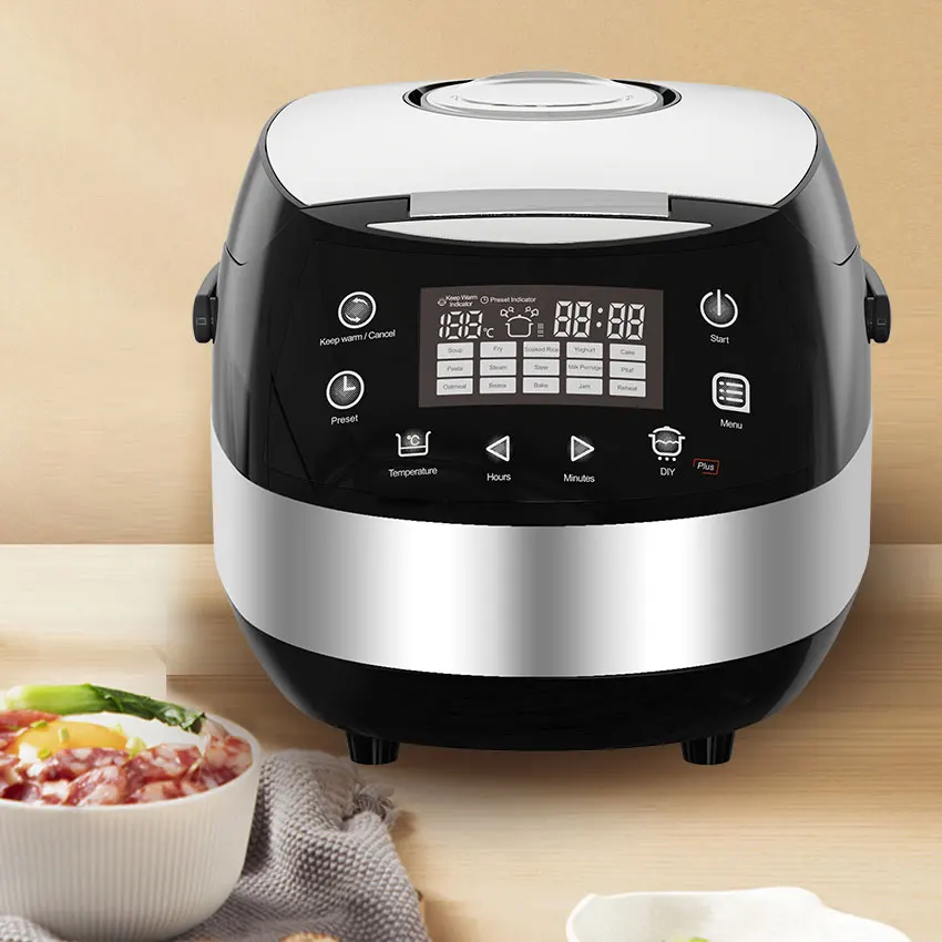 The Latest Home Appliances National Kitchen 5L Electric Keep Warm digital Multi-function non stick Manual Rice Cooker Plastic