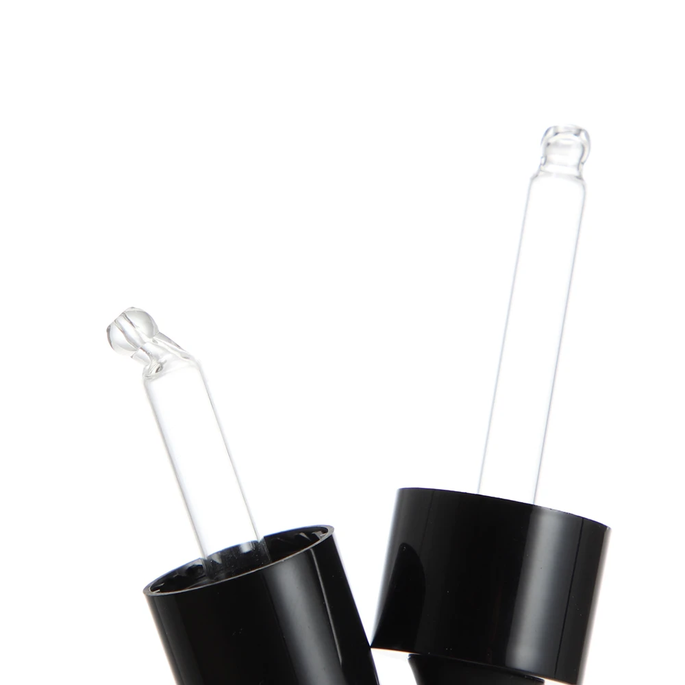 15ml (0.5 oz) 30ml (1 oz) 60ml (2 oz) Green Glass Bottles Skin Cosmetic Oil Sealable Dropper Industrial Serum Screen Printing